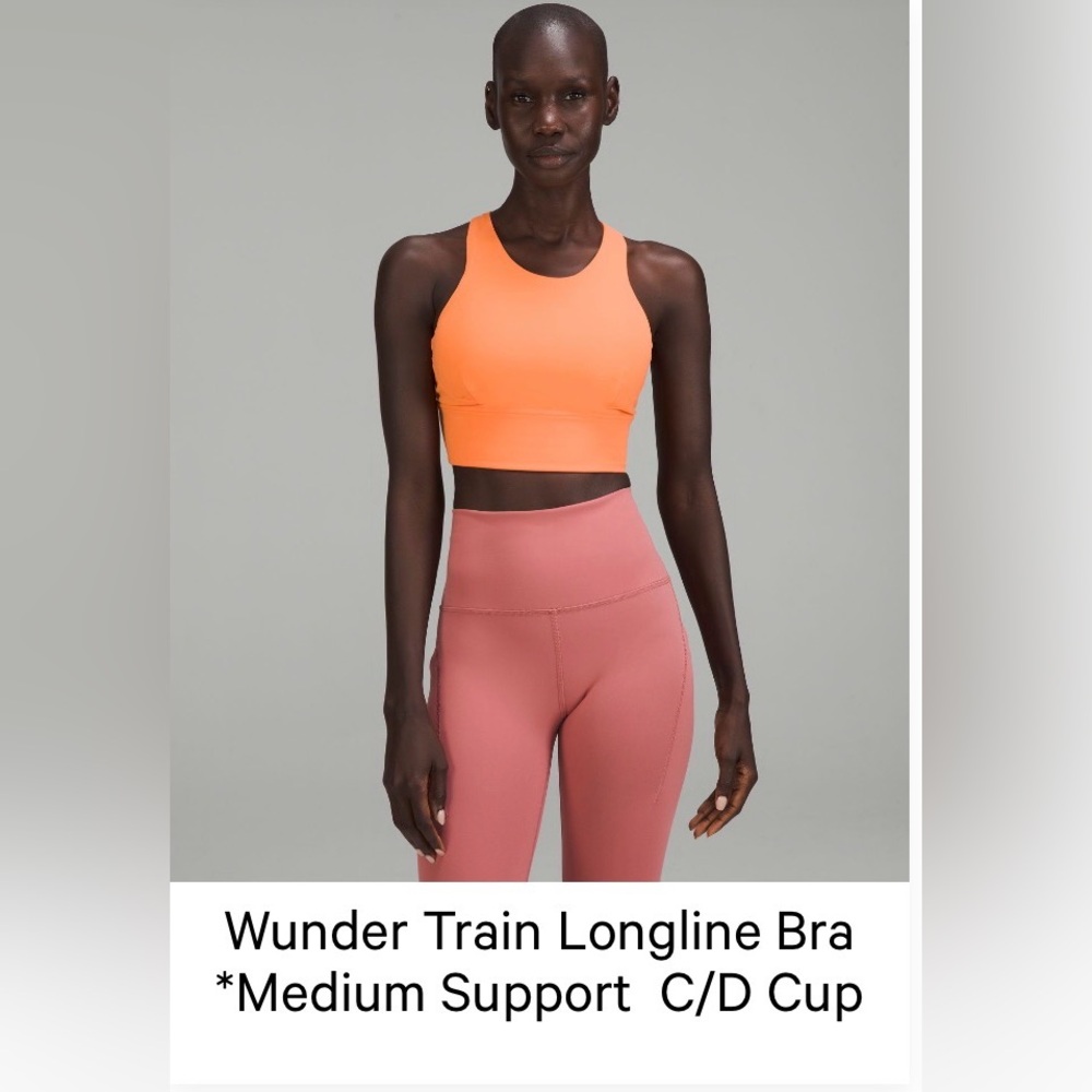 Lululemon Wunder Train Longline Bra – Medium Support C/D Cup - Picture 2 of 11